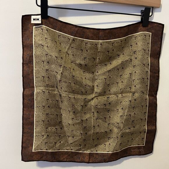 Joseph Abboud 100% Silk Hankie Pocket Square 16”x16” dapper money suit - Picture 8 of 8